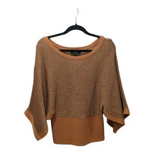 AFTERSHOCK LONDON ~ Woman's Gold Sequin Batwing Style Sweater